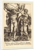 Hercules and Atlas, 1550, by Heinrich Aldegrever