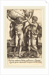 Hercules and Atlas, 1550, by Heinrich Aldegrever