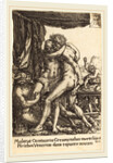 Hercules Preventing the Centaurs from the Rape of Hippodamia, 1550, by Heinrich Aldegrever