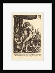 Hercules Preventing the Centaurs from the Rape of Hippodamia, 1550, by Heinrich Aldegrever