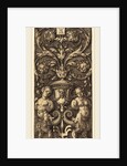 Ornament with Vase and Two Female Figures, 1553 by Heinrich Aldegrever