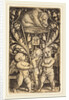 Three Cupids and a Bear, 1529, by Heinrich Aldegrever