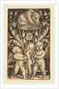 Three Cupids and a Bear, 1529, by Heinrich Aldegrever