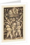 Three Cupids and a Bear, 1529, by Heinrich Aldegrever