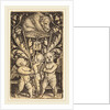 Three Cupids and a Bear, 1529, by Heinrich Aldegrever