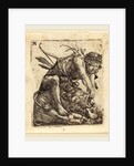 Hercules Overcoming the Nemean Lion by Albrecht Altdorfer