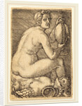 Naked Woman on an Armor by Barthel Beham