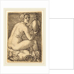 Naked Woman on an Armor by Barthel Beham