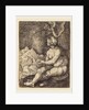 Eve Seated, 1519 by Sebald Beham