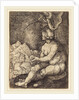 Eve Seated, 1519 by Sebald Beham