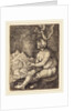 Eve Seated, 1519 by Sebald Beham
