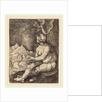 Eve Seated, 1519 by Sebald Beham