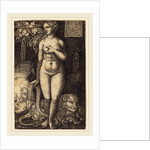 Eve Standing, 1523 by Sebald Beham