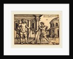 Lycus Bringing the Garment of Nessus to Hercules by Sebald Beham