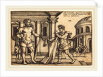 Lycus Bringing the Garment of Nessus to Hercules by Sebald Beham