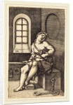 Cleopatra Seated by Sebald Beham