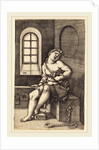 Cleopatra Seated by Sebald Beham