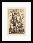 The Weather Peasant: Es ist Kalt Weter, 1542 by Sebald Beham