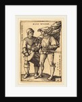Standard Bearer and Drummer, 1544 by Sebald Beham