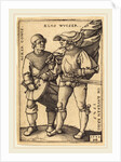 Standard Bearer and Drummer, 1544 by Sebald Beham