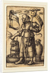 The Market Woman by Sebald Beham