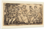 Two Loving Pairs with Clown, 1535 by Sebald Beham