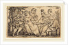Two Loving Pairs with Clown, 1535 by Sebald Beham