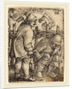 Vomiting Peasant by Sebald Beham