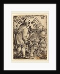 Vomiting Peasant by Sebald Beham