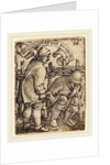 Vomiting Peasant by Sebald Beham
