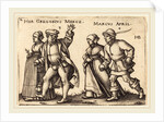 March and April by Sebald Beham