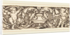 Ornament with a Vase between Two Genii by Sebald Beham