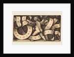 Genius with Alphabet, 1542 by Sebald Beham