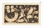 Genius with Alphabet, 1542 by Sebald Beham