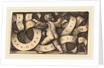 Genius with Alphabet, 1542 by Sebald Beham