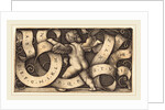 Genius with Alphabet, 1542 by Sebald Beham