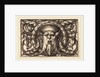 Ornament with a Mask, 1543 by Sebald Beham