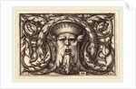 Ornament with a Mask, 1543 by Sebald Beham