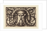Ornament with a Mask, 1543 by Sebald Beham
