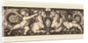 Ornament with Two Genii Riding on Two Chimeras, 1544 by Sebald Beham