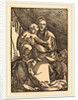 Madonna and Child under a Canopy by Sebald Beham