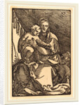 Madonna and Child under a Canopy by Sebald Beham