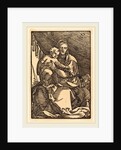 Madonna and Child under a Canopy by Sebald Beham
