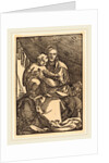 Madonna and Child under a Canopy by Sebald Beham