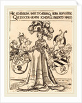 Bookplate of Scheurl and Tucher by Lucas Cranach the Elder
