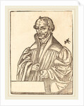 Philip Melanchton, Half-Length to the Left, Standing Behind a Breastwork by Lucas Cranach the Younger