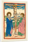 Christ on the Cross Between the Virgin and Saint John, 1493 by Albrecht Dürer
