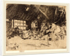 The Smithy, c. 1880 by James McNeill Whistler