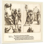Christ before Caiaphas, and Peter Denying Christ, 1548 by Augustin Hirschvogel