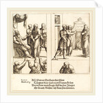 Christ before Caiaphas, and Peter Denying Christ, 1548 by Augustin Hirschvogel